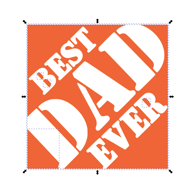 Home Depot Best Dad Ever SVG + PNG
