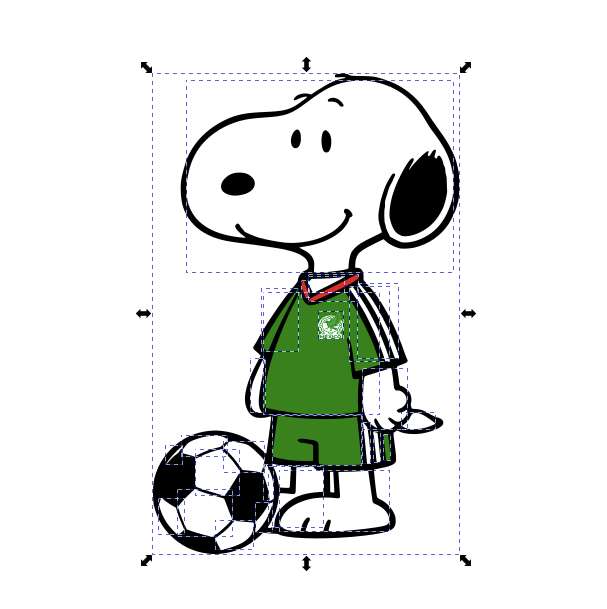 Snoopy Mexico Soccer Jersey (2) SVG + PNG
