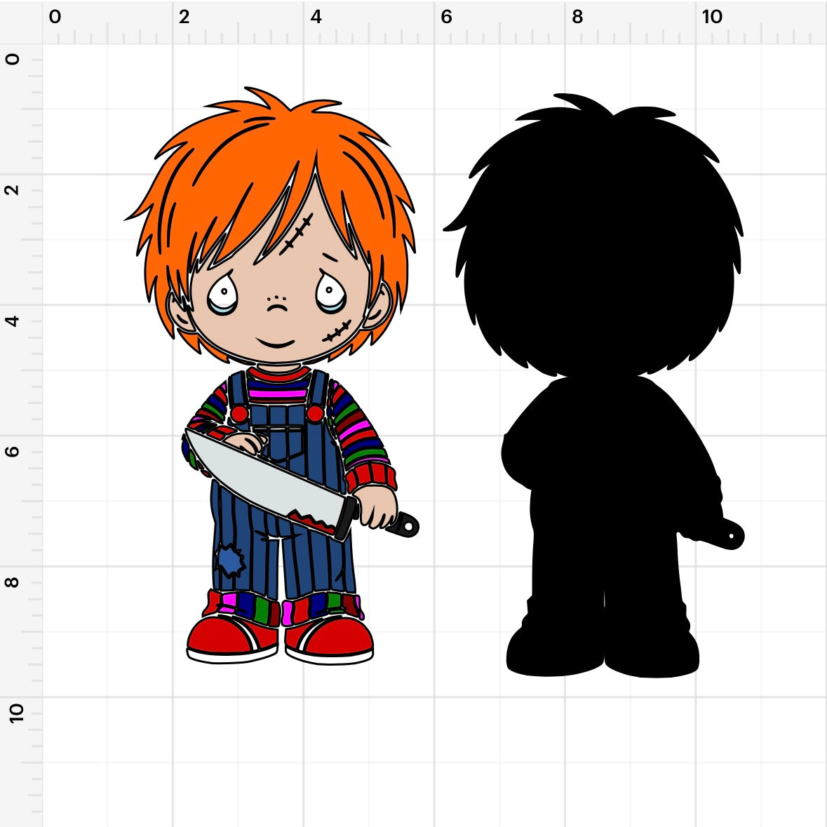 Precious Moments Chucky & Tiffany (2) SVG + PNG