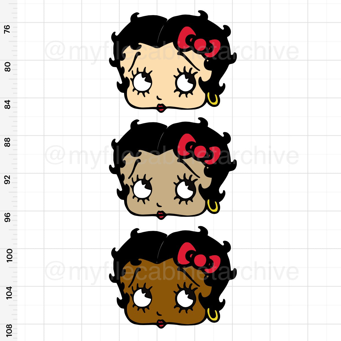 HK Betty Boop SVG + PNG