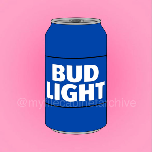 Bud Light Can SVG + PNG