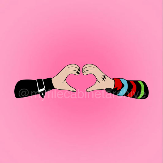 Heart Chucky & Tiffany SVG + PNG