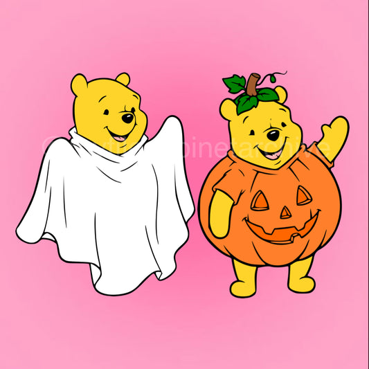 Winnie The Pooh Fall Costumes (2) SVG + PNG