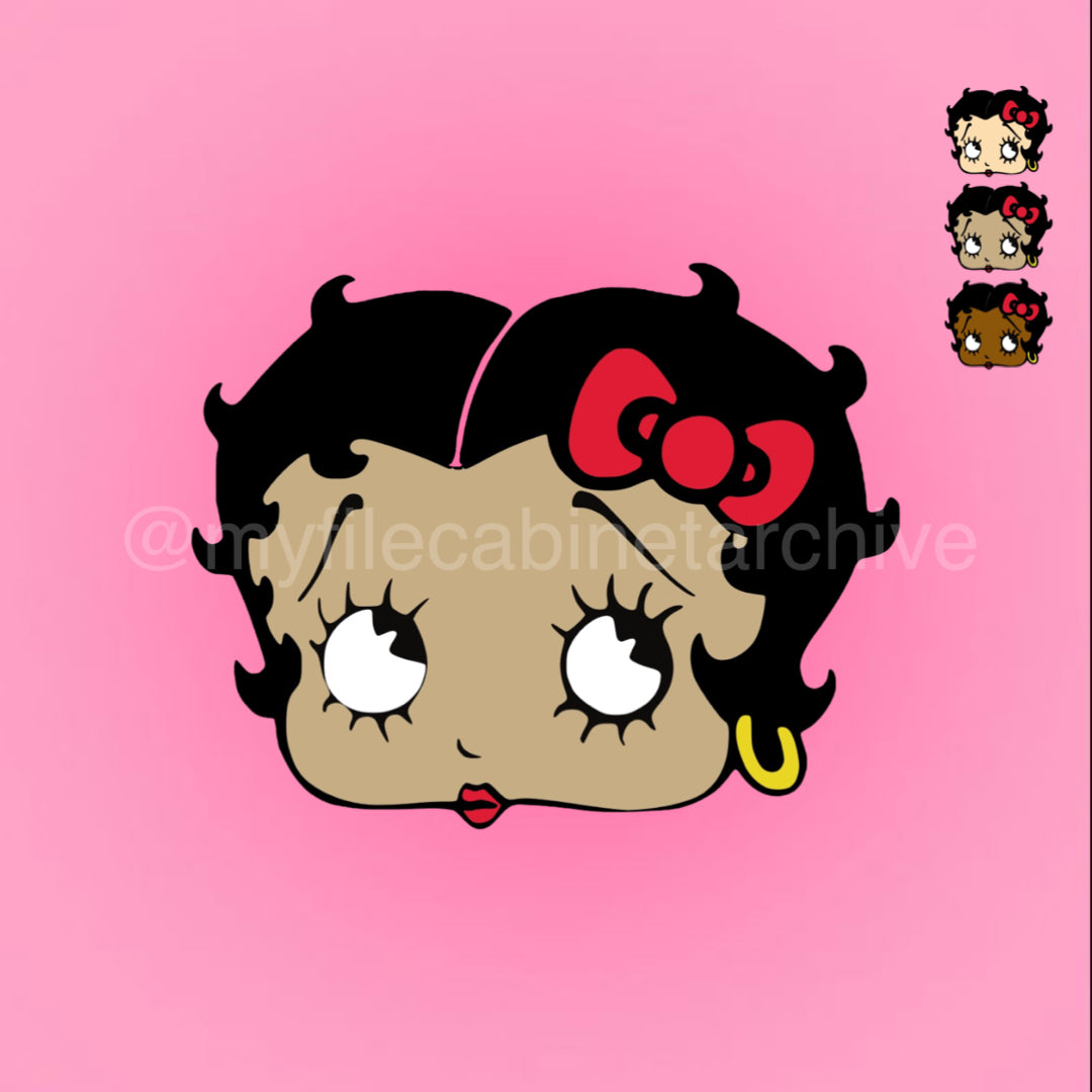 HK Betty Boop SVG + PNG