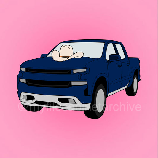 Tejana Truck SVG + PNG