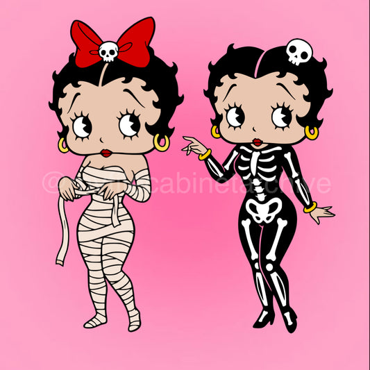 Betty Boop Costumes (2) SVG + PNG