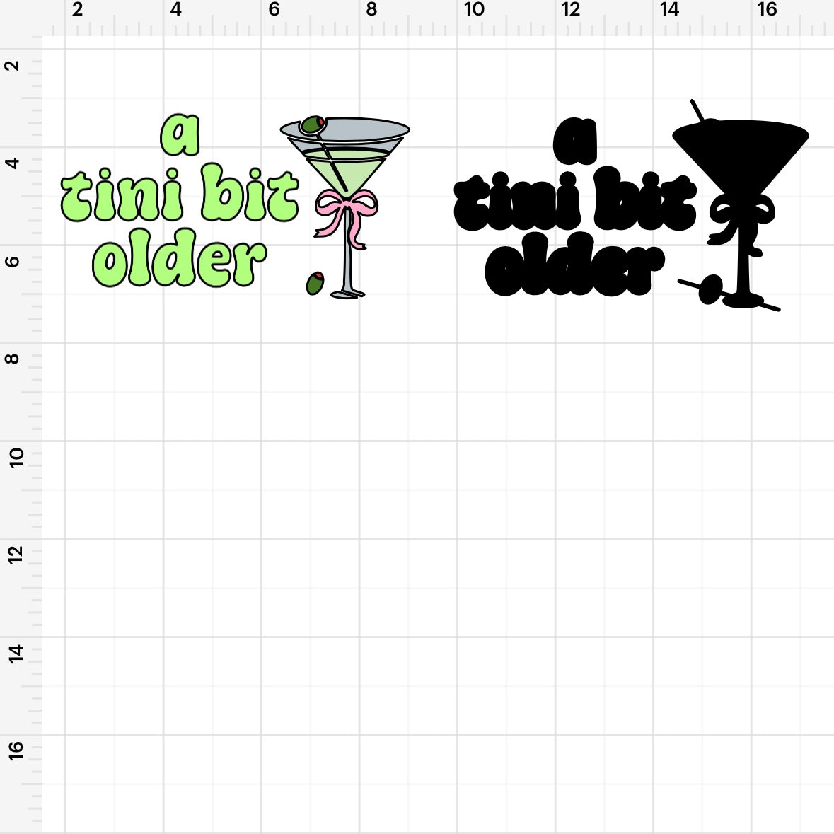 A Tini Bit Older SVG + PNG