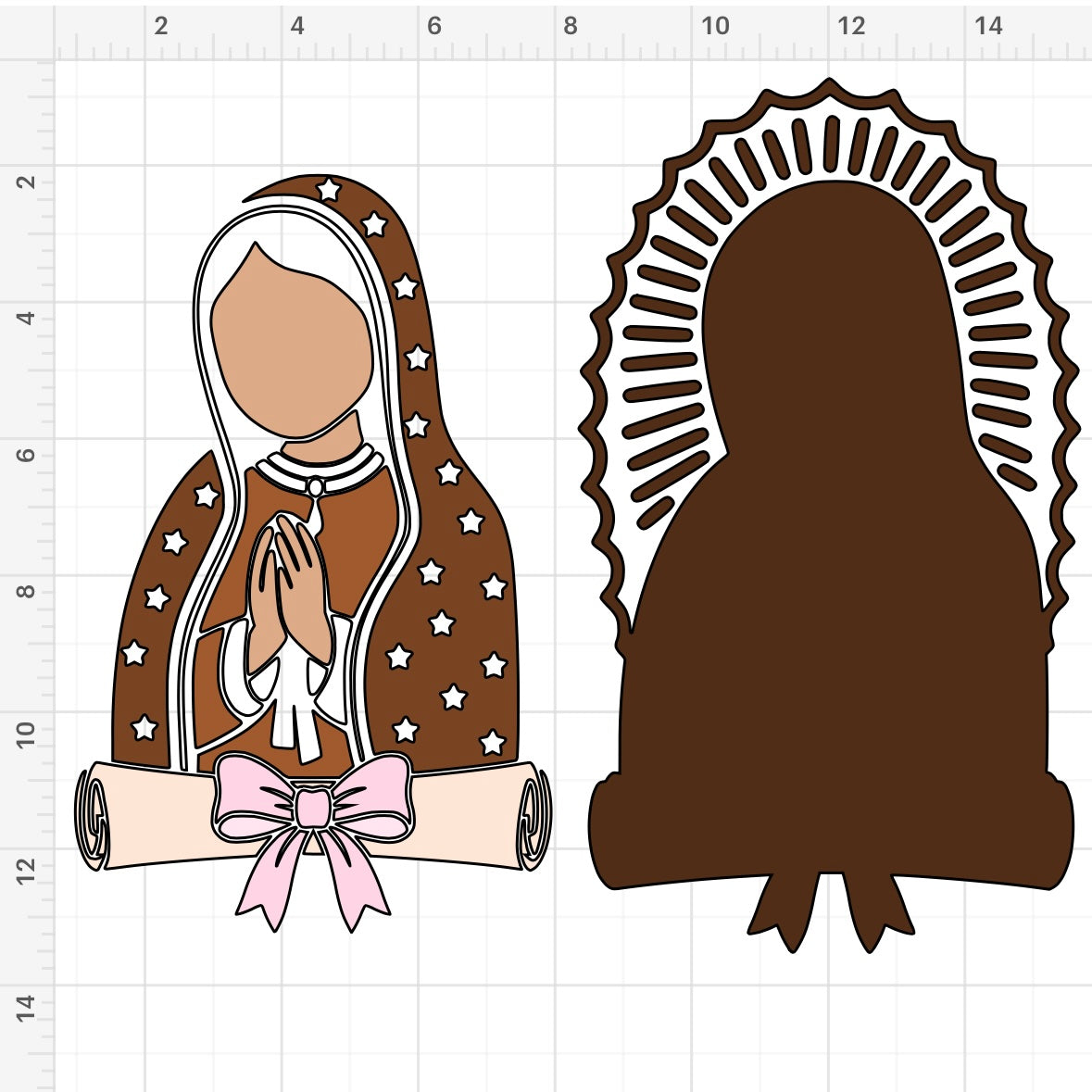 Virgin Mary Diploma SVG + PNG