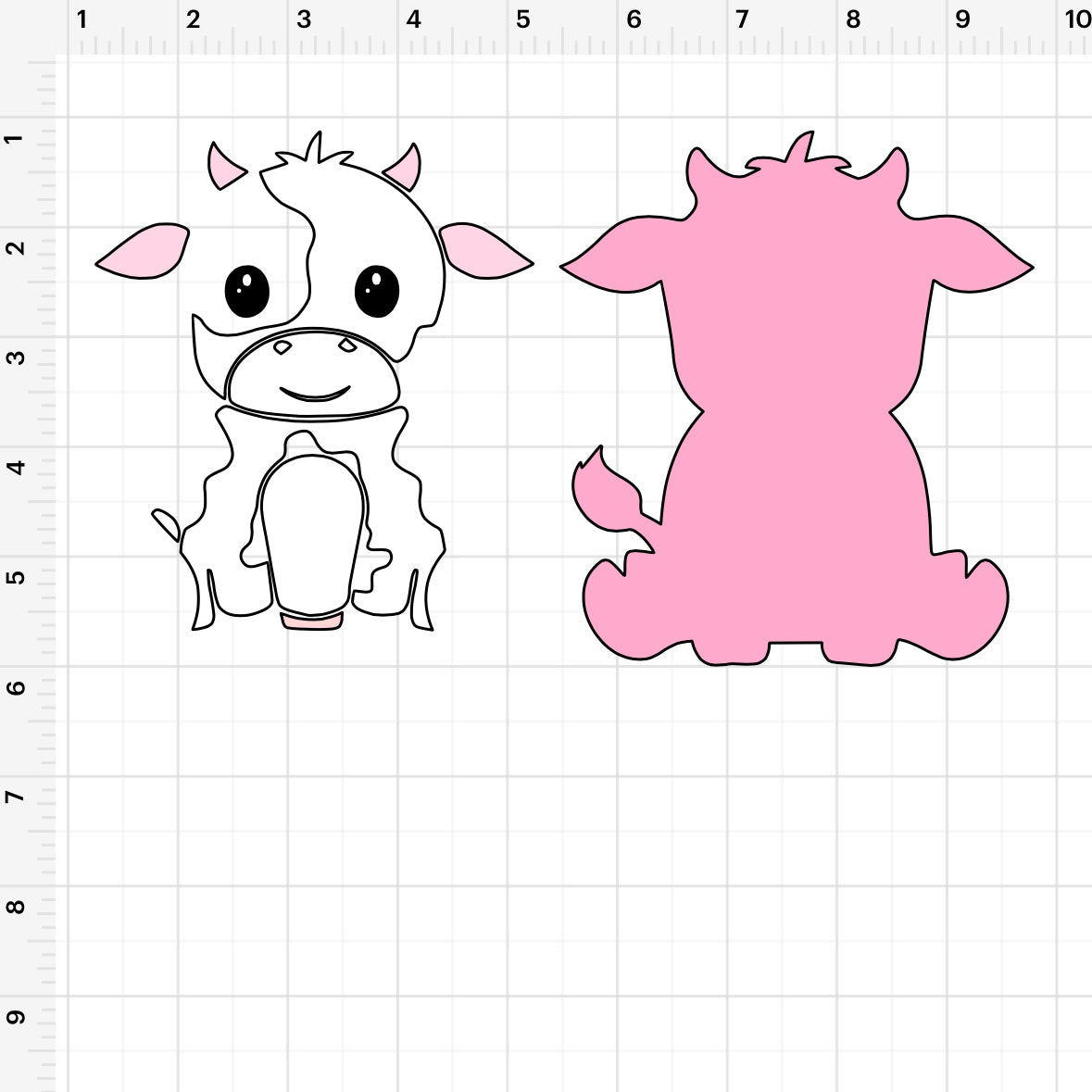 Cows (2) SVG + PNG