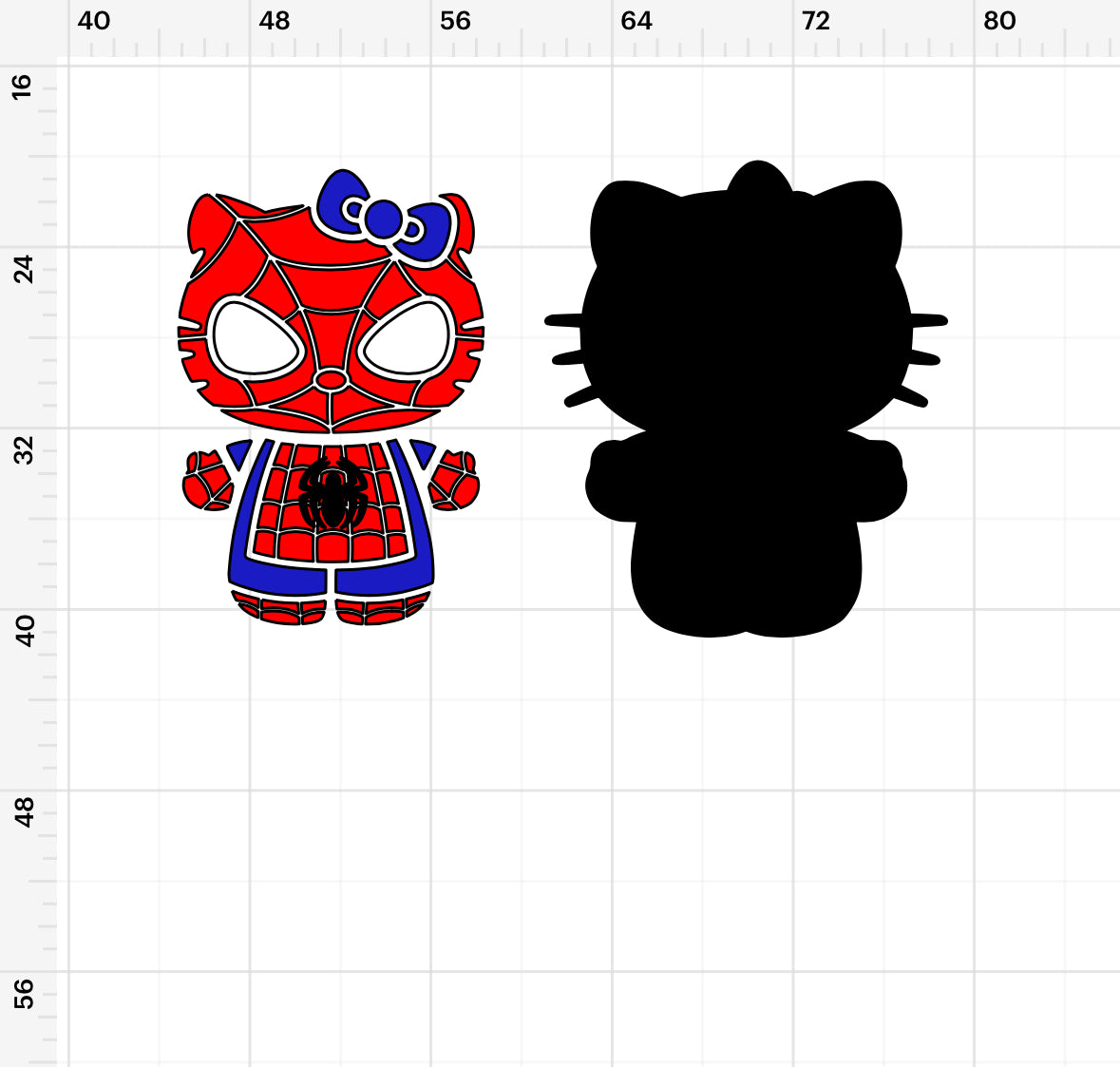 SpiderKitty & Outline (2) SVG + PNG