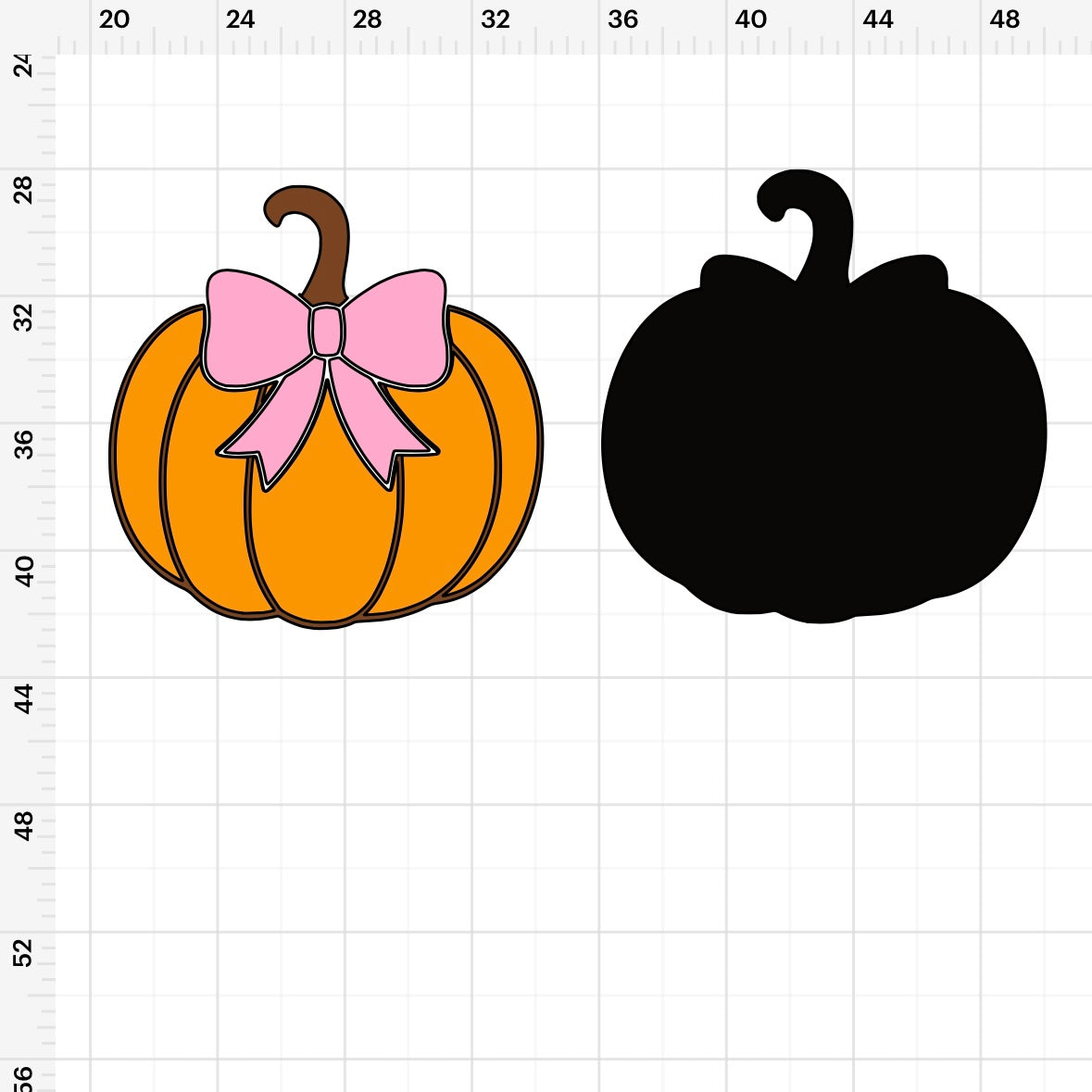 Pumpkin Bow SVG + PNG