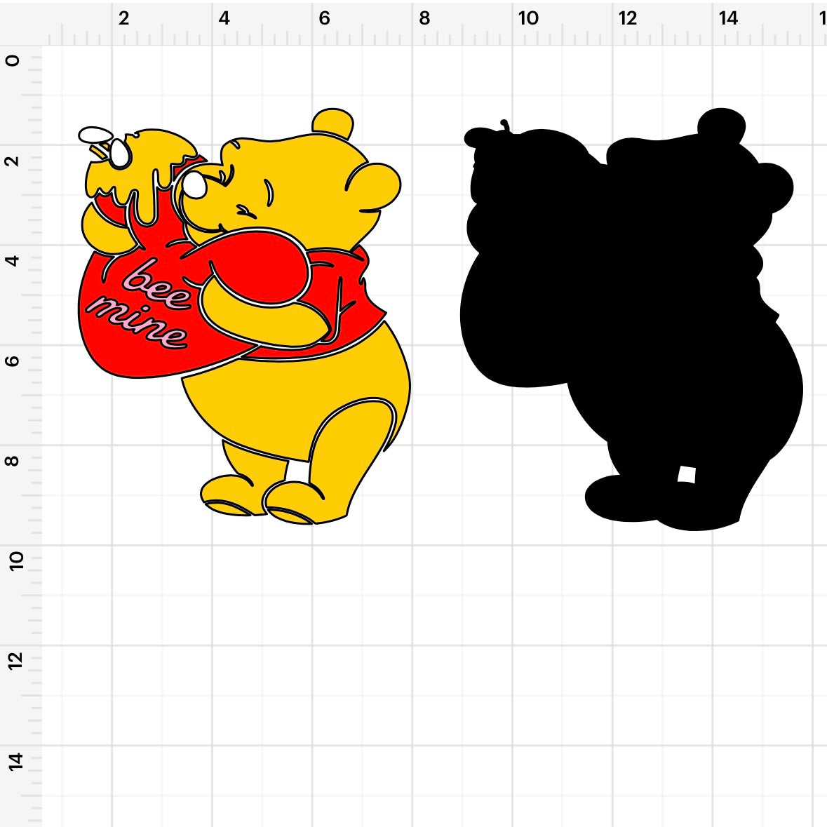 Winnie The Pooh Bee Mine (2) SVG + PNG