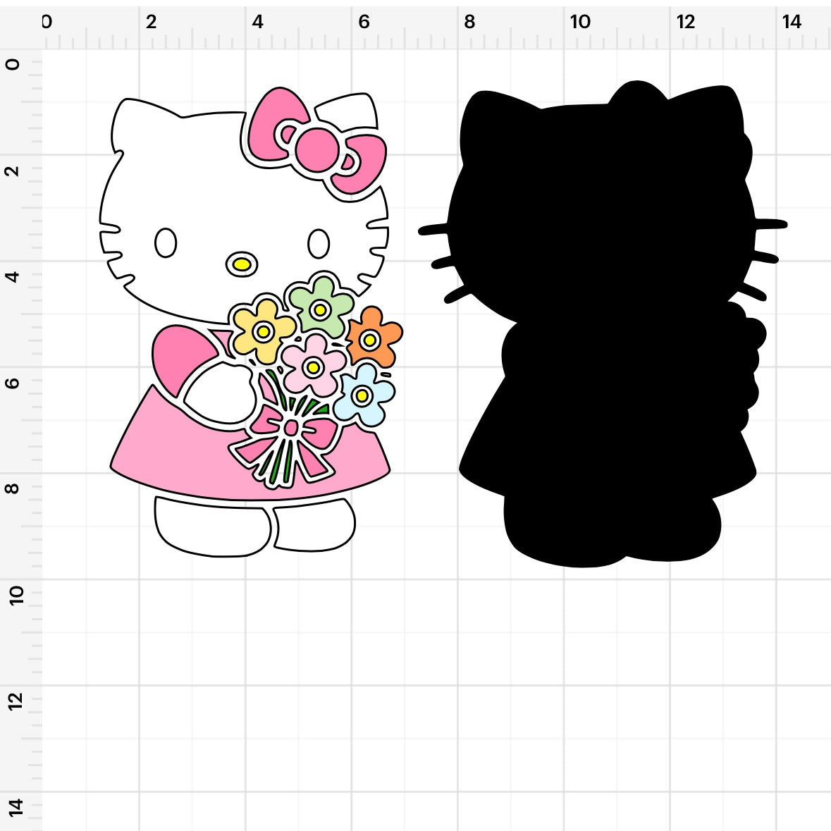 HK With Bouquet SVG + PNG