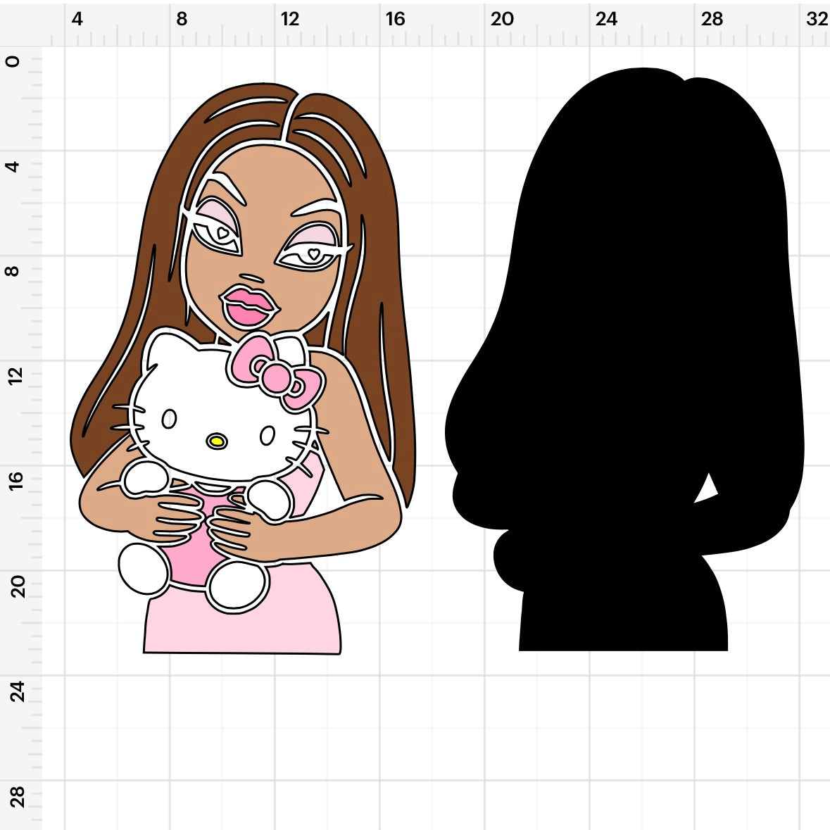 Bratz Holding HK Plush SVG + PNG