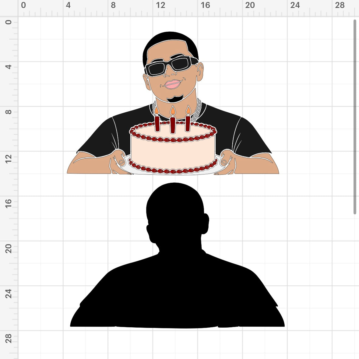 Animated JOP Birthday Cake SVG + PNG