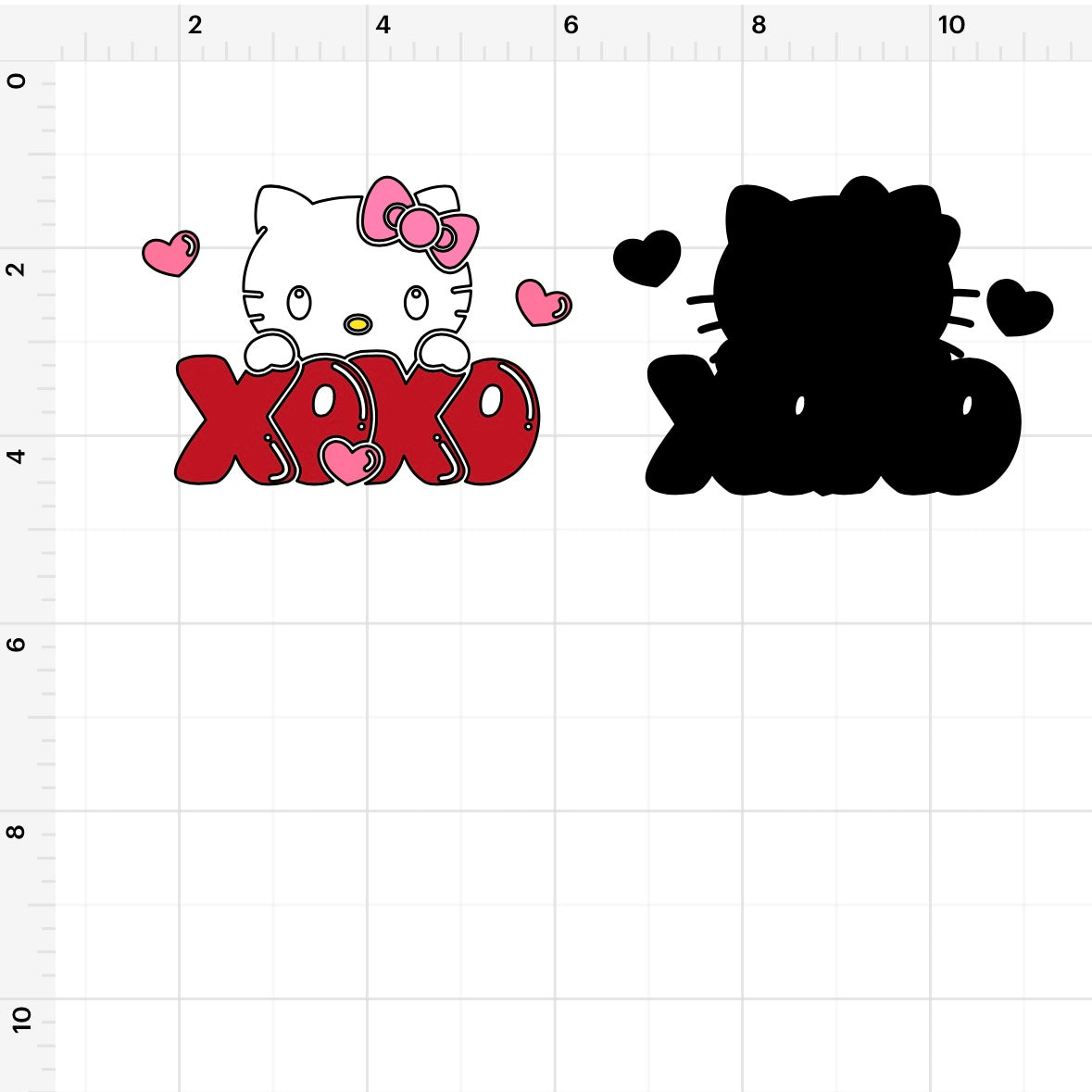 HK & Friends XOXO (5) SVG + PNG