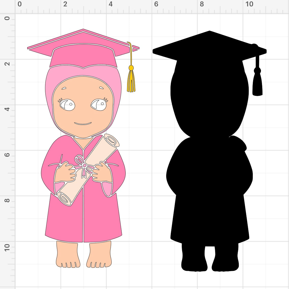 Sonny Angel Graduate SVG + PNG