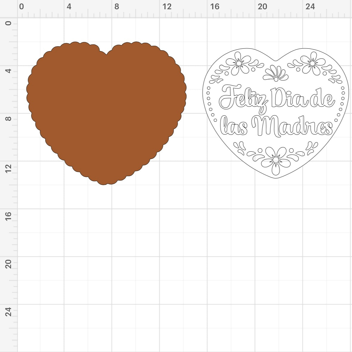 Heart Floral DDL Madres SVG + PNG