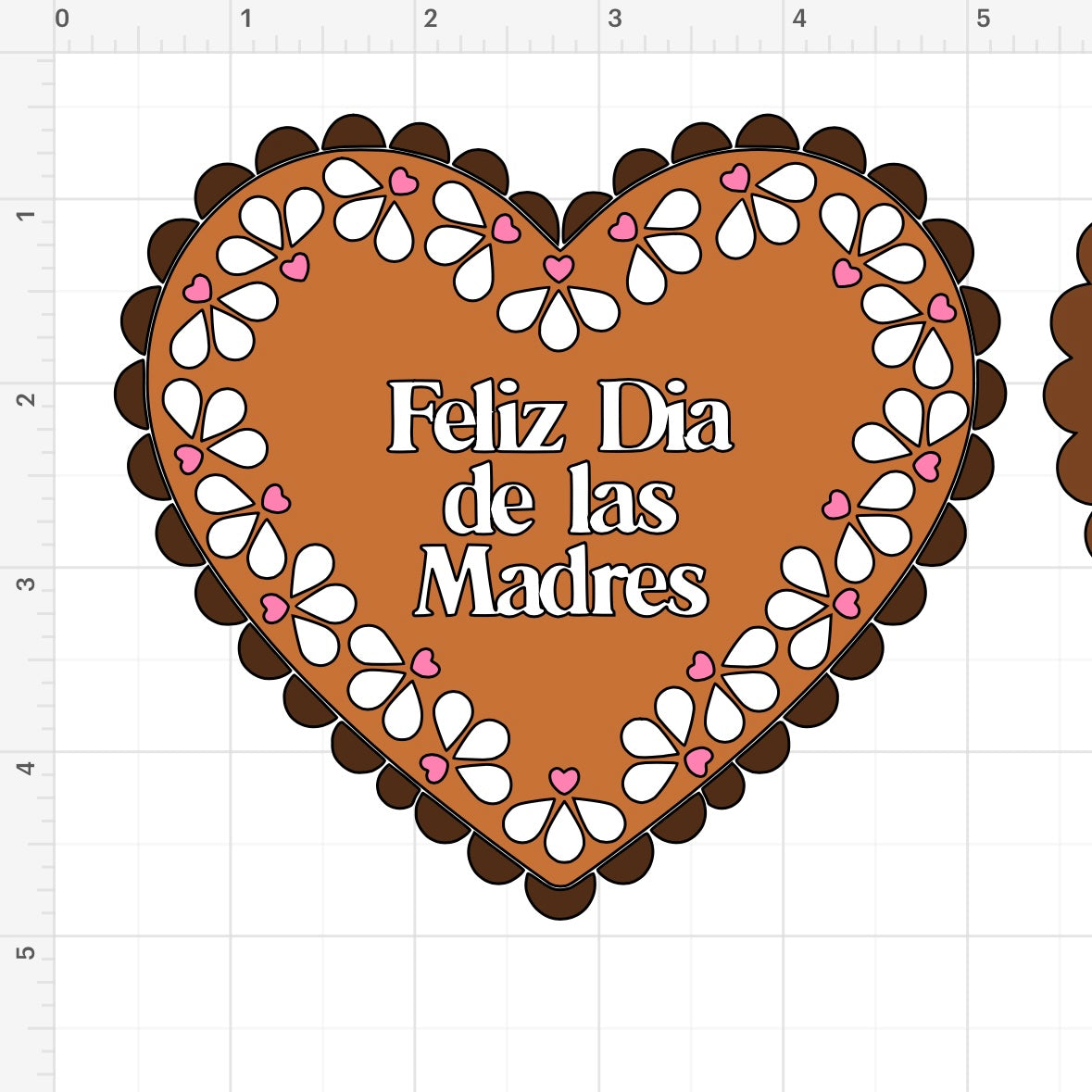 Heart Talavera Feliz Dia de las Madres SVG + PNG