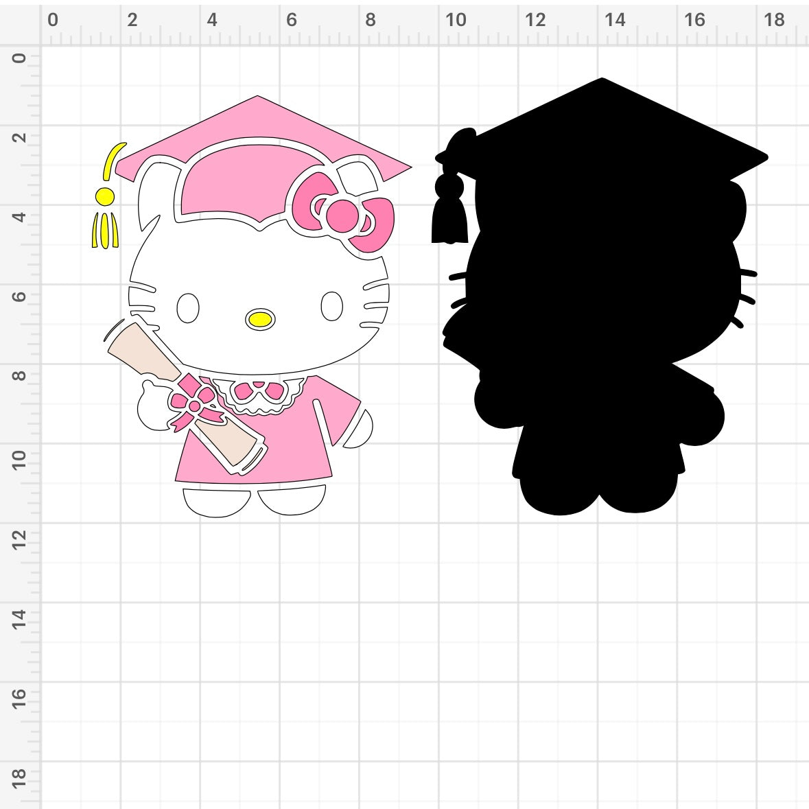 HK Cute Graduation (4) SVG + PNG