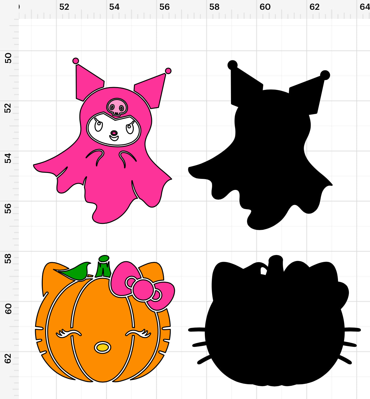 HK & Friends Ghost Pumpkin (6) SVG + PNG