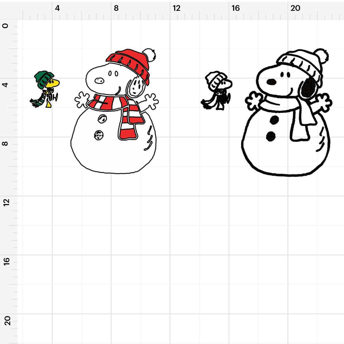 Snoopy Christmas (5) SVG + PNG