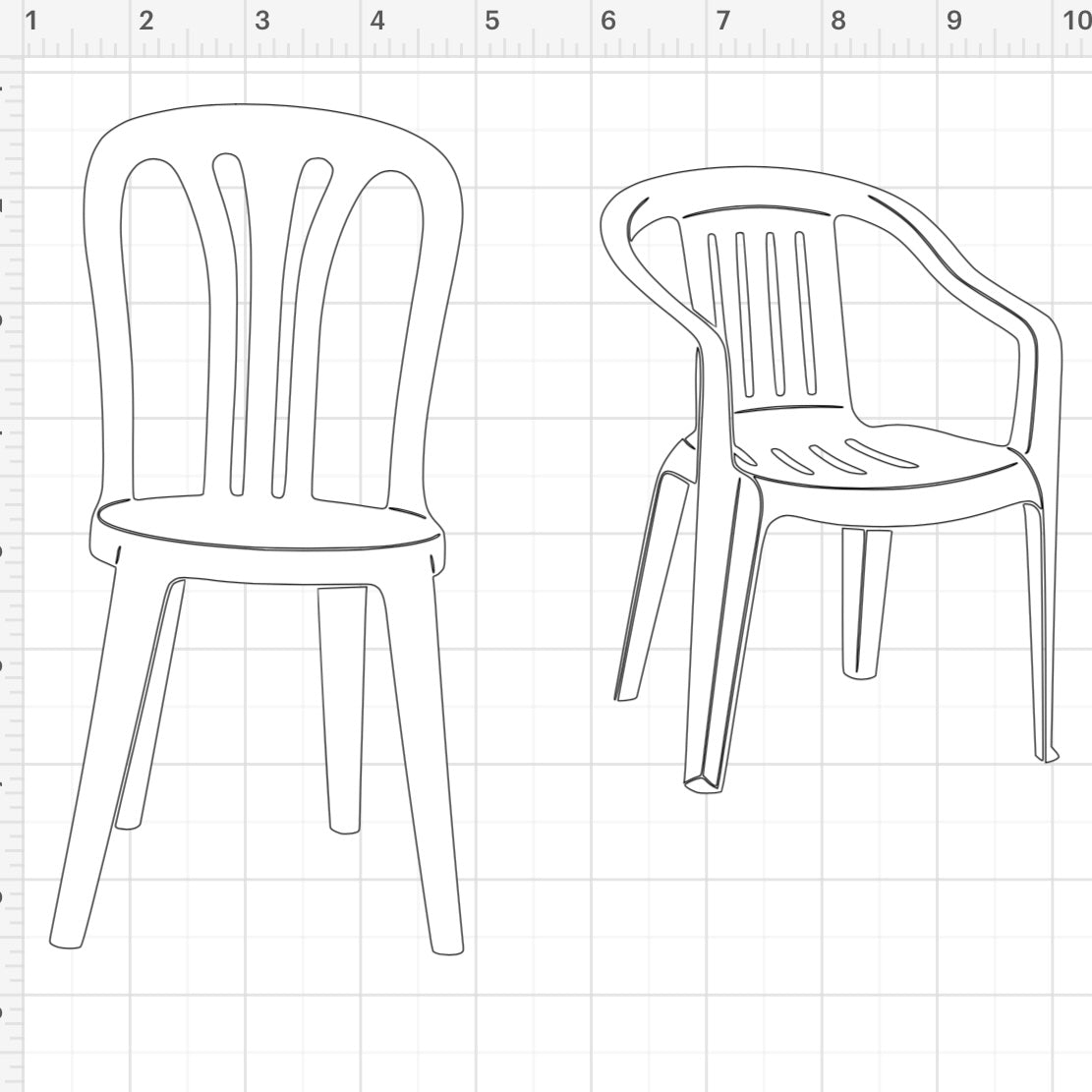 Bad Bunny Album Chairs SVG + PNG