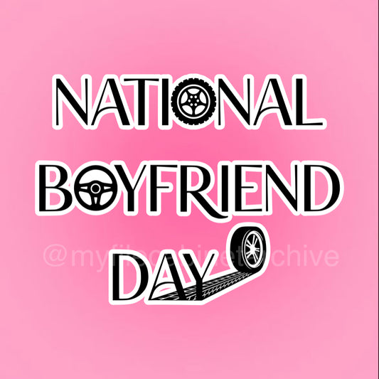 National Boyfriend Day Car Lover SVG + PNG