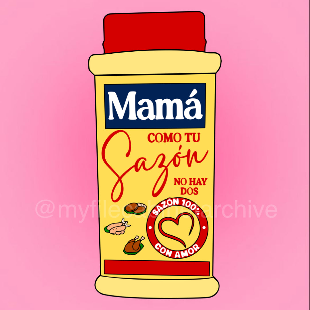 Mama Como Tu Sazón No Hay Dos SVG + PNG