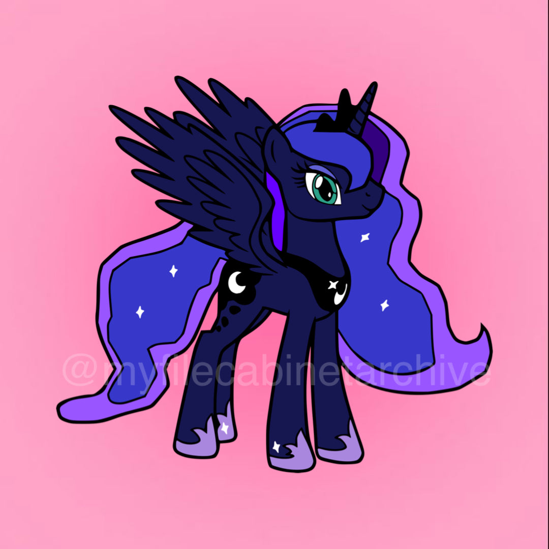 MLP Princess Luna SVG + PNG