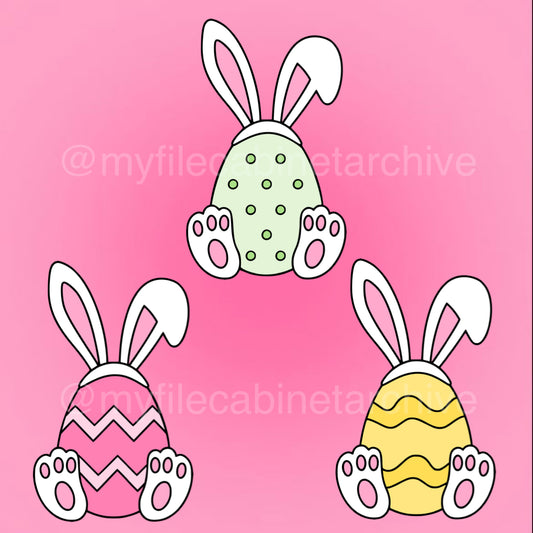 Easter Egg Bunny (3) SVG + PNG