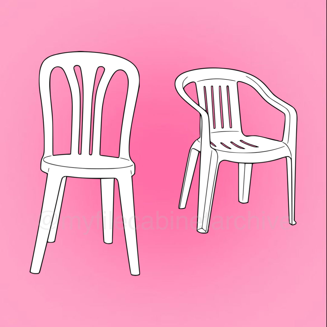 Bad Bunny Album Chairs SVG + PNG