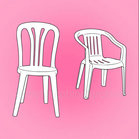 Bad Bunny Album Chairs SVG + PNG