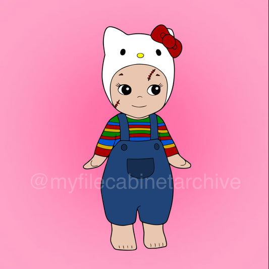 HK Sonny Angel Chucky SVG + PNG
