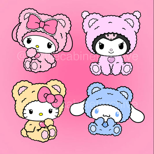 HK & Friends Teddy (4) SVG + PNG