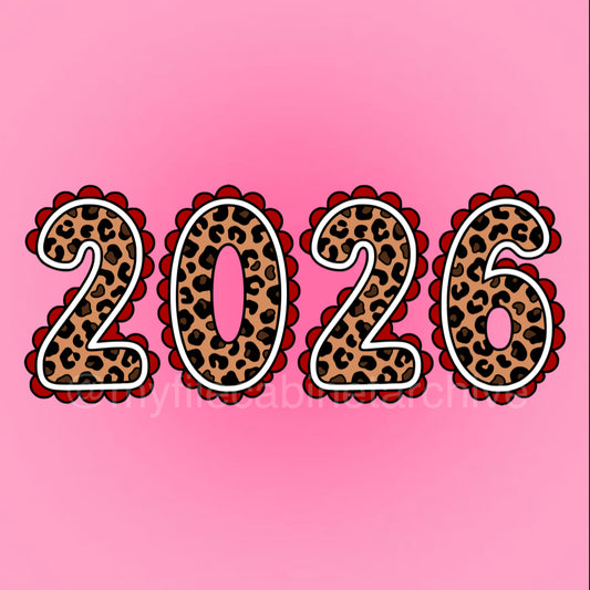 2026 Leopard Font SVG + PNG