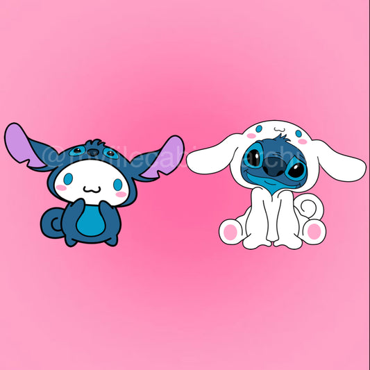 Stitch Cinnamoroll (2) SVG + PNG