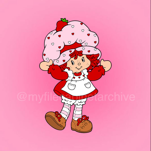 Strawberry Shortcake SVG + PNG