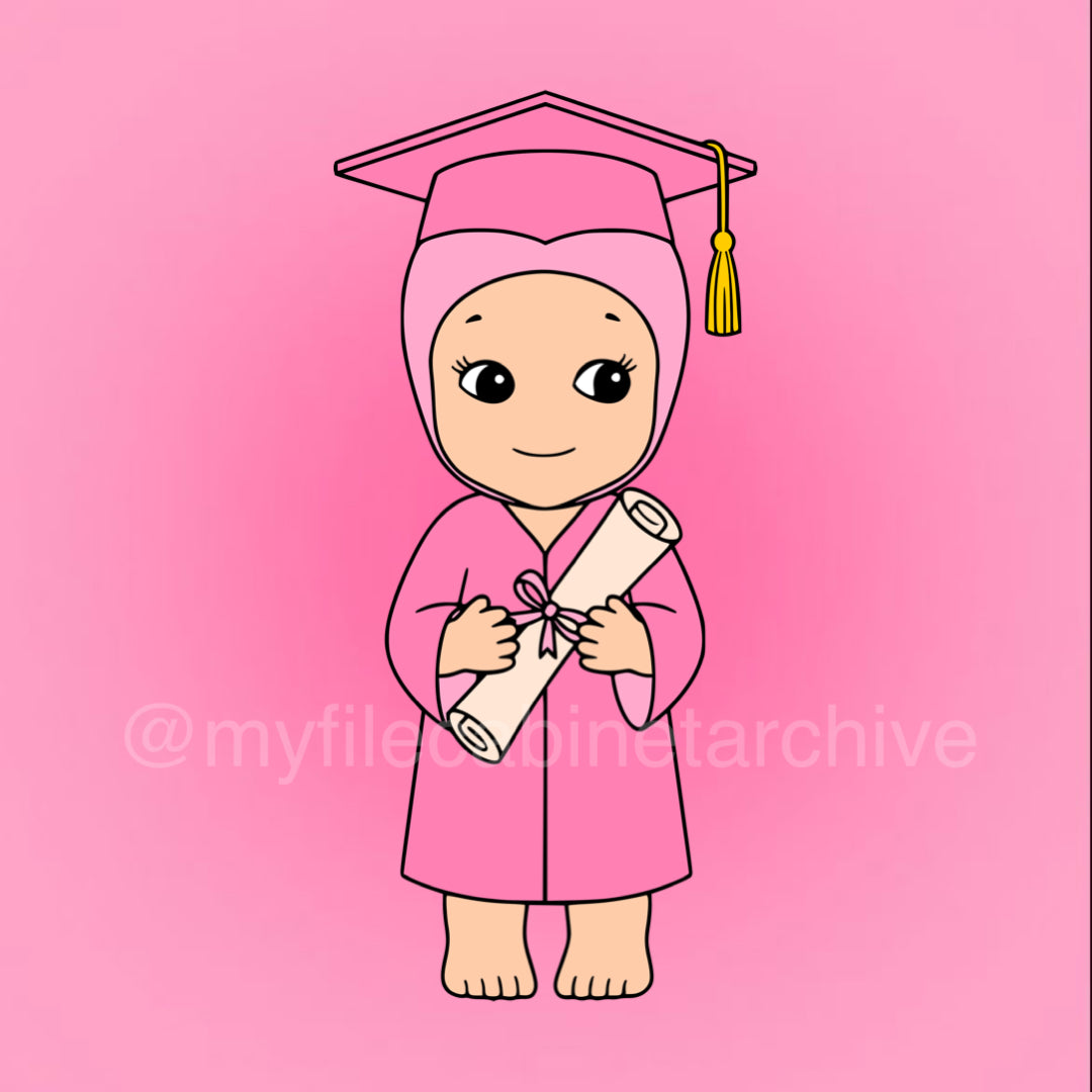 Sonny Angel Graduate SVG + PNG
