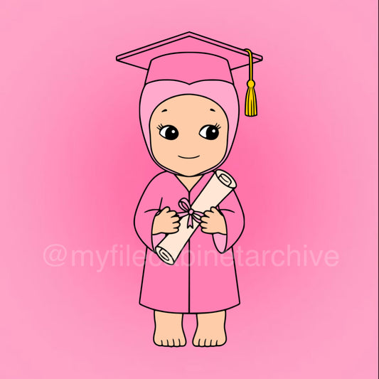 Sonny Angel Graduate SVG + PNG
