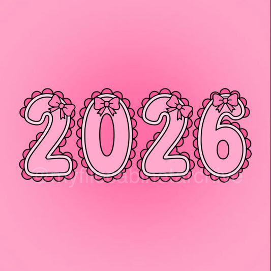 2026 Coquette Bow Font SVG + PNG