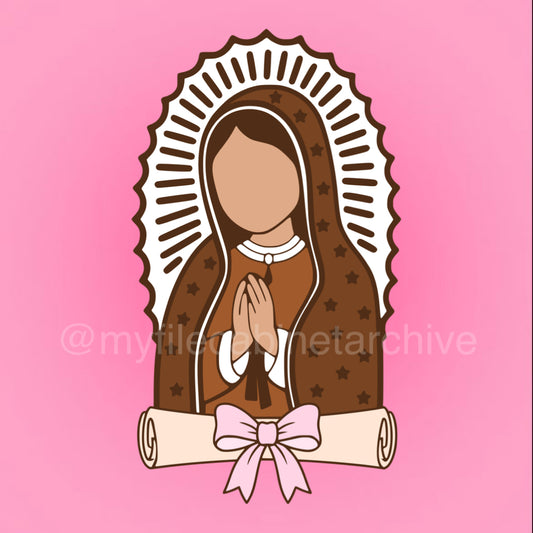 Virgin Mary Diploma SVG + PNG
