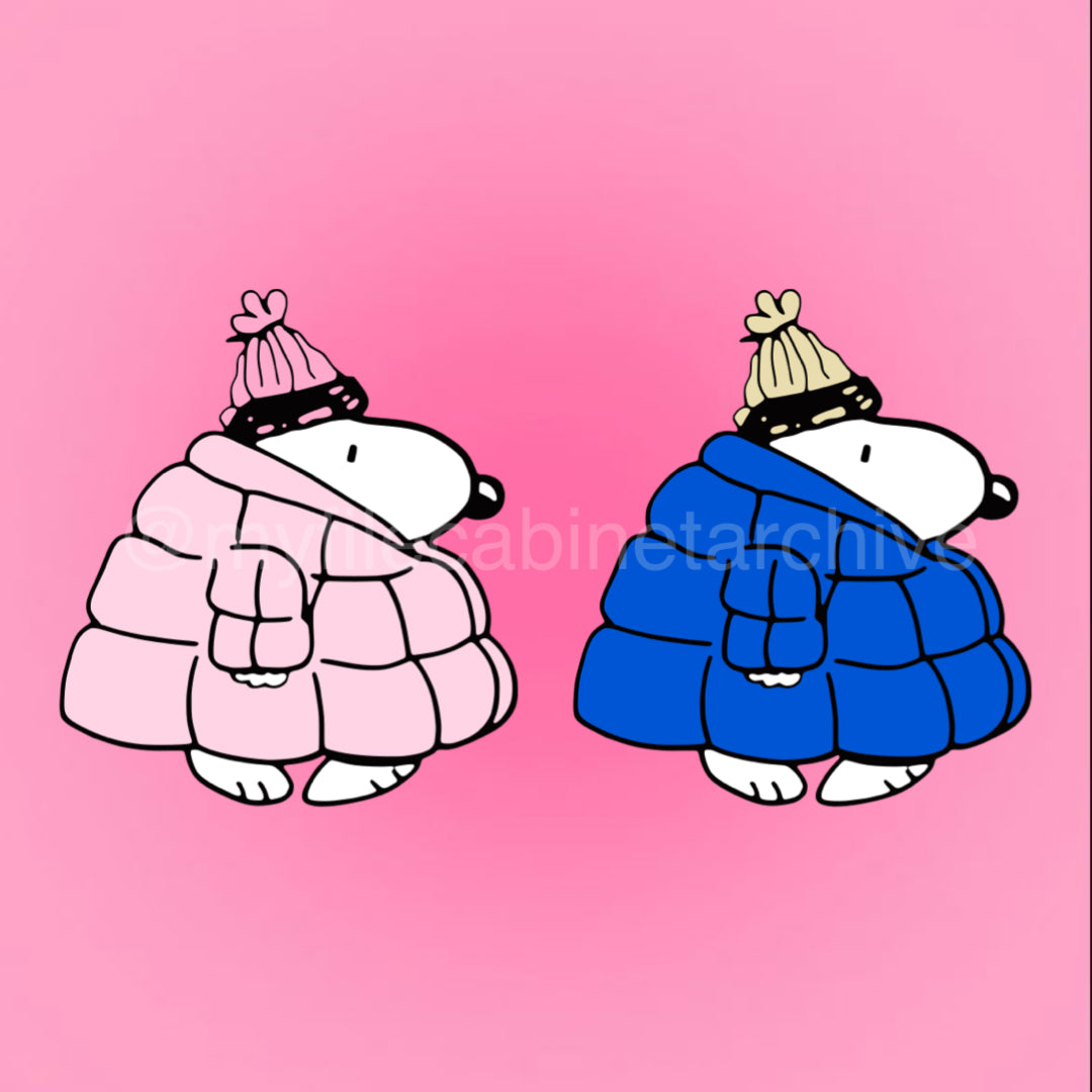 Snoopy Puffer (2) SVG + PNG