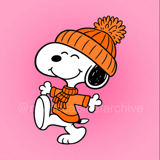 Fall Snoopy SVG + PNG