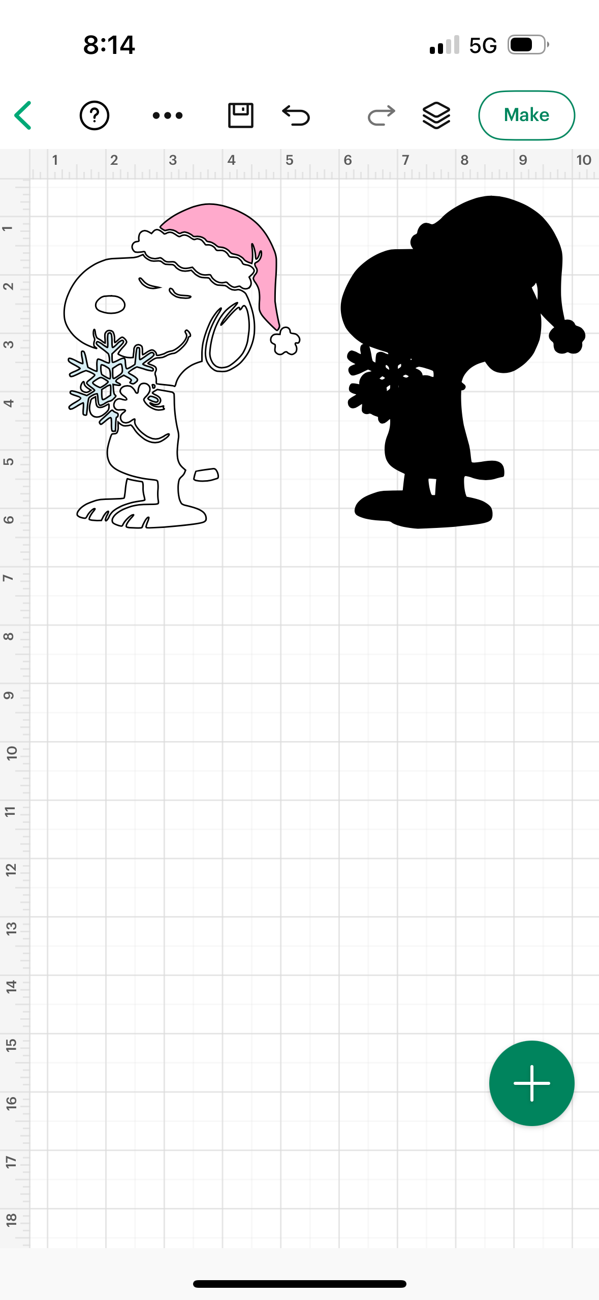 Snoopy Holding Snowflake (2) SVG + PNG