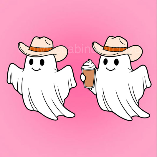 Cowboy Ghost (2) SVG + PNG