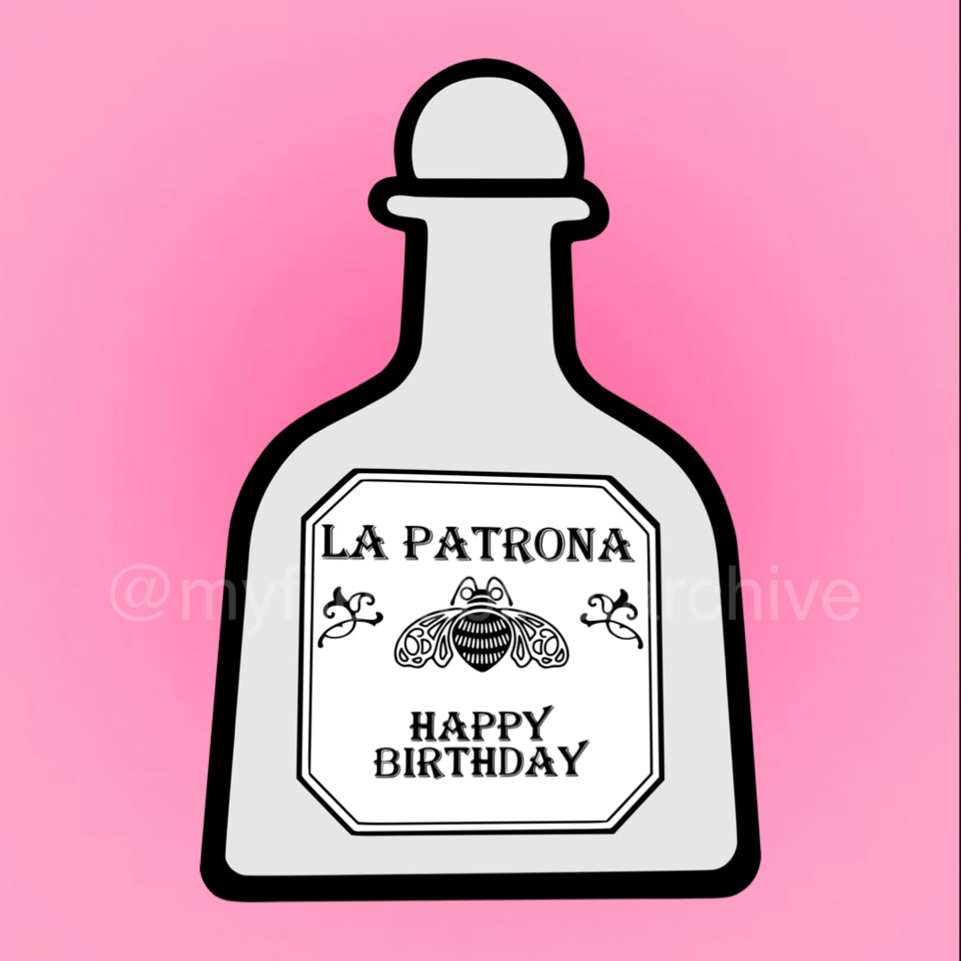 La Patrona Shaker Style SVG + PNG