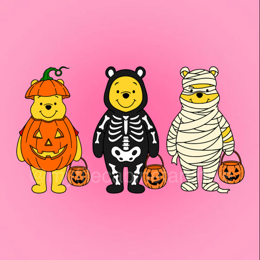 Winnie The Pooh Costumes (3) SVG + PNG
