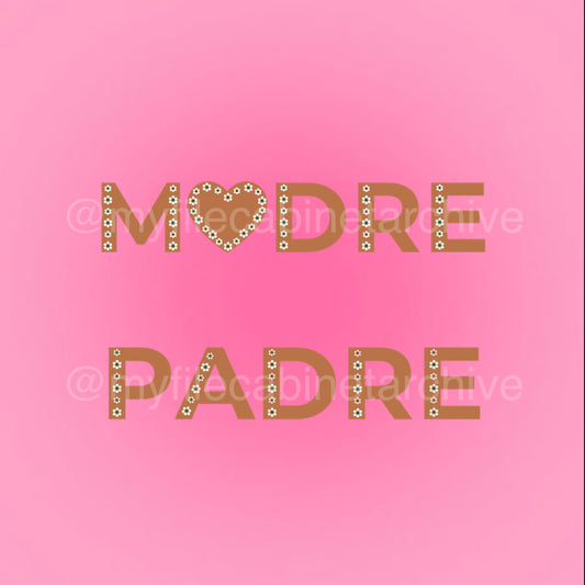 Madre Padre Barro Heart (2) SVG + PNG