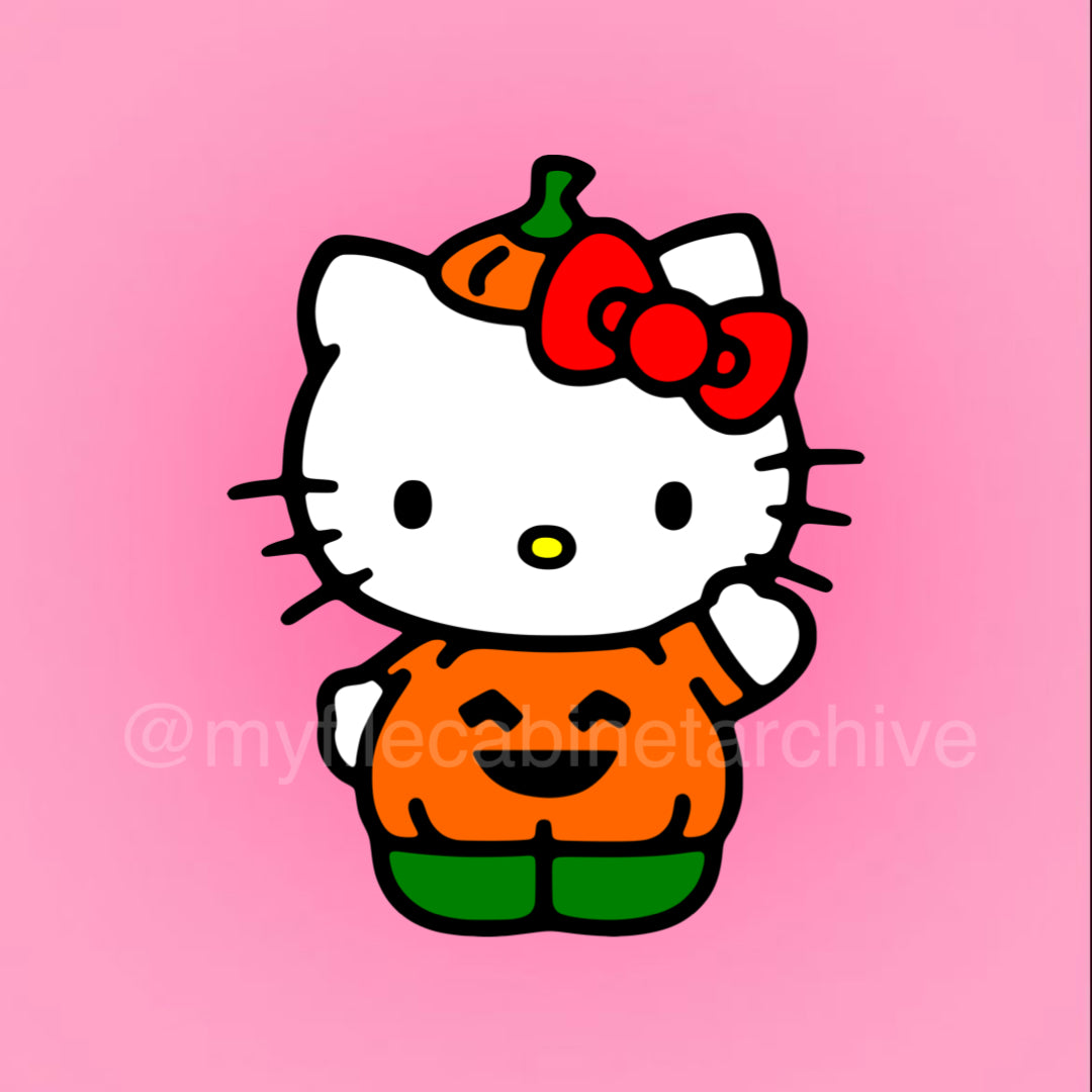 Kitty Pumpkin SVG + PNG